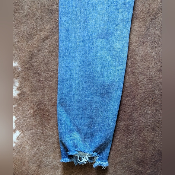 Simple Society Eco Friendly Distressed Skinny Ankle Jeans - Picture 15 of 16